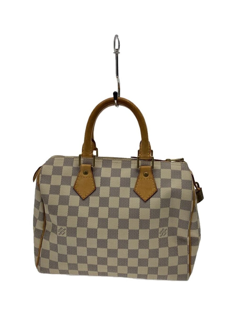 LOUIS VUITTON Speedy Damier Azur White